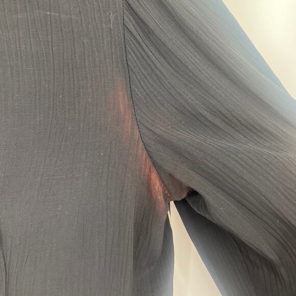 Vtg Marnie West Stripe Whimsigoth Jacket Sz L Stripe Stevie Nicks Witchy Boho 80 - Picture 9 of 13